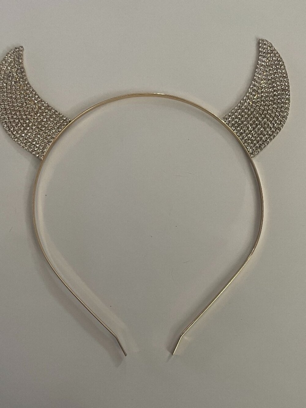 Rhinestone Devil Horn Headband